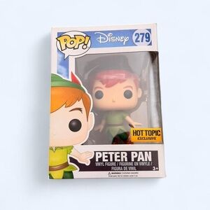 Peter Pan Funko Pop! Disney #279 Hot Topic Exclusive